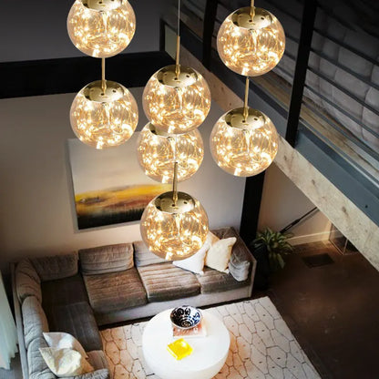 DecorBites™ Spiral Crystal Ball Chandelier Light - Free Shipping