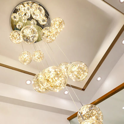 DecorBites™ Spiral Crystal Ball Chandelier Light - Free Shipping