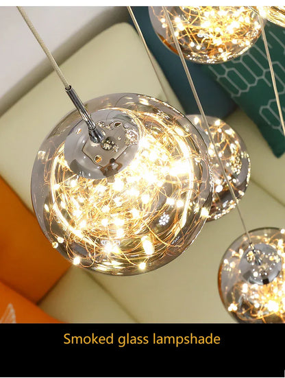 DecorBites™ Spiral Crystal Ball Chandelier Light - Free Shipping
