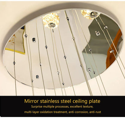 DecorBites™ Spiral Crystal Ball Chandelier Light - Free Shipping
