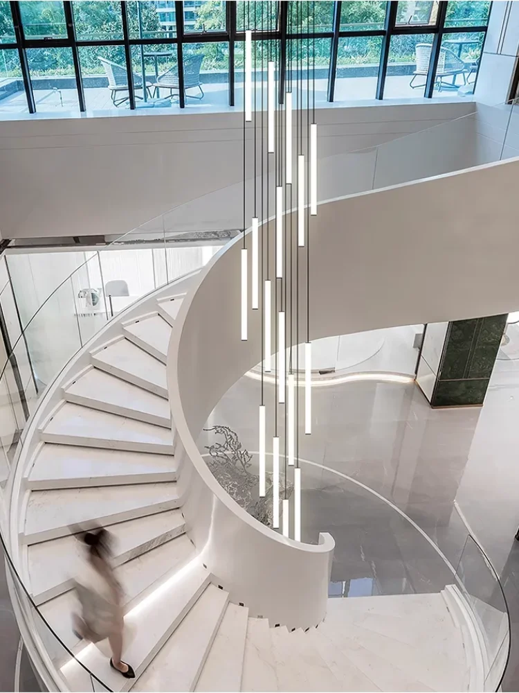 DecorBites™ Spiral LED Ceiling Chandelier for Home Decor