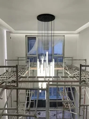 DecorBites™ Spiral LED Ceiling Chandelier for Home Decor