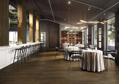 Spirit Chic Walnut Wood Look Porcelain Tiles 8x40