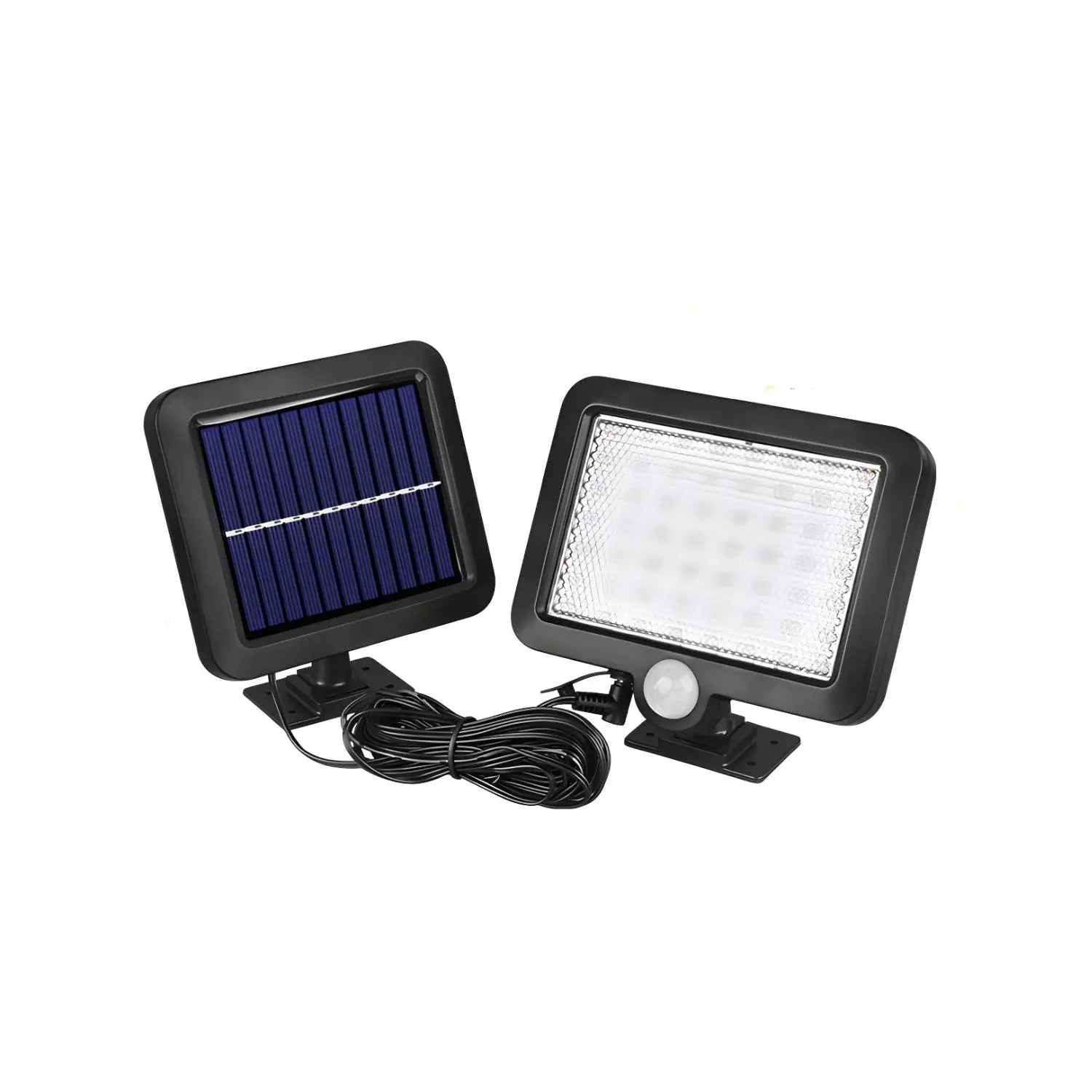 Split LED Solar Wall Light with Motion Sensor & Remote for Outdoor