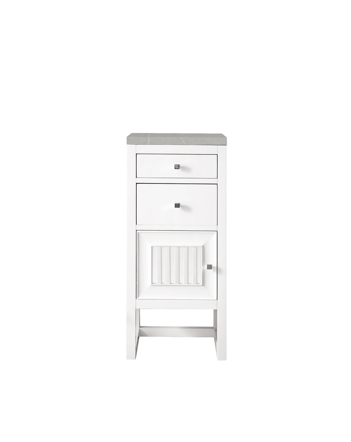 James Martin Athens 15" Base Cabinet, Glossy White