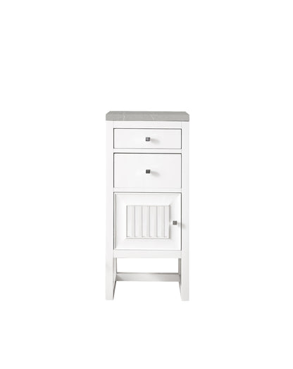 James Martin Athens 15" Base Cabinet, Glossy White