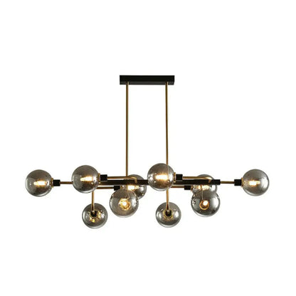 DecorBites™ Sputnik Hanging Island Light - Minimalist Glass Ball Pendant for Dining Room