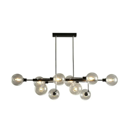 DecorBites™ Sputnik Hanging Island Light - Minimalist Glass Ball Pendant for Dining Room