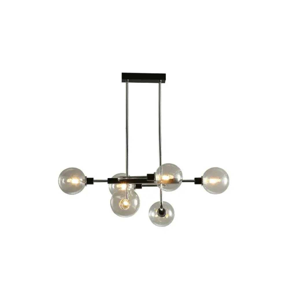 DecorBites™ Sputnik Hanging Island Light - Minimalist Glass Ball Pendant for Dining Room