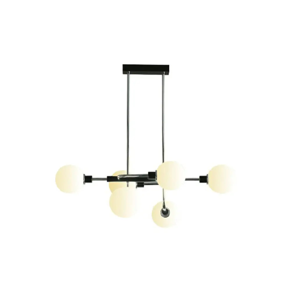 DecorBites™ Sputnik Hanging Island Light - Minimalist Glass Ball Pendant for Dining Room