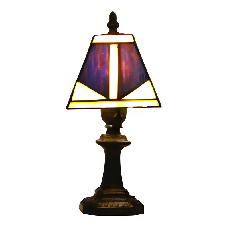 Tiffany-Style Lamp with Square Glass Design