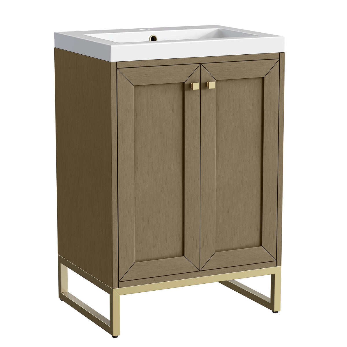 James Martin Chianti 24" Single Bathroom Vanity, Walnut Whisper