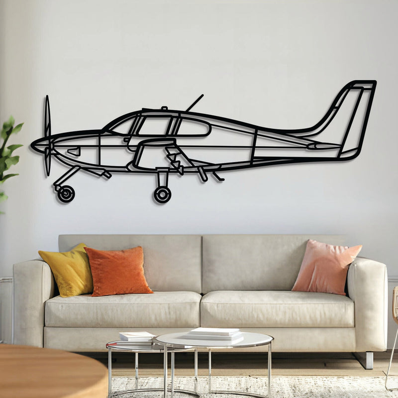 SR20 Metal Aircraft Wall Art - NCP0597, front view