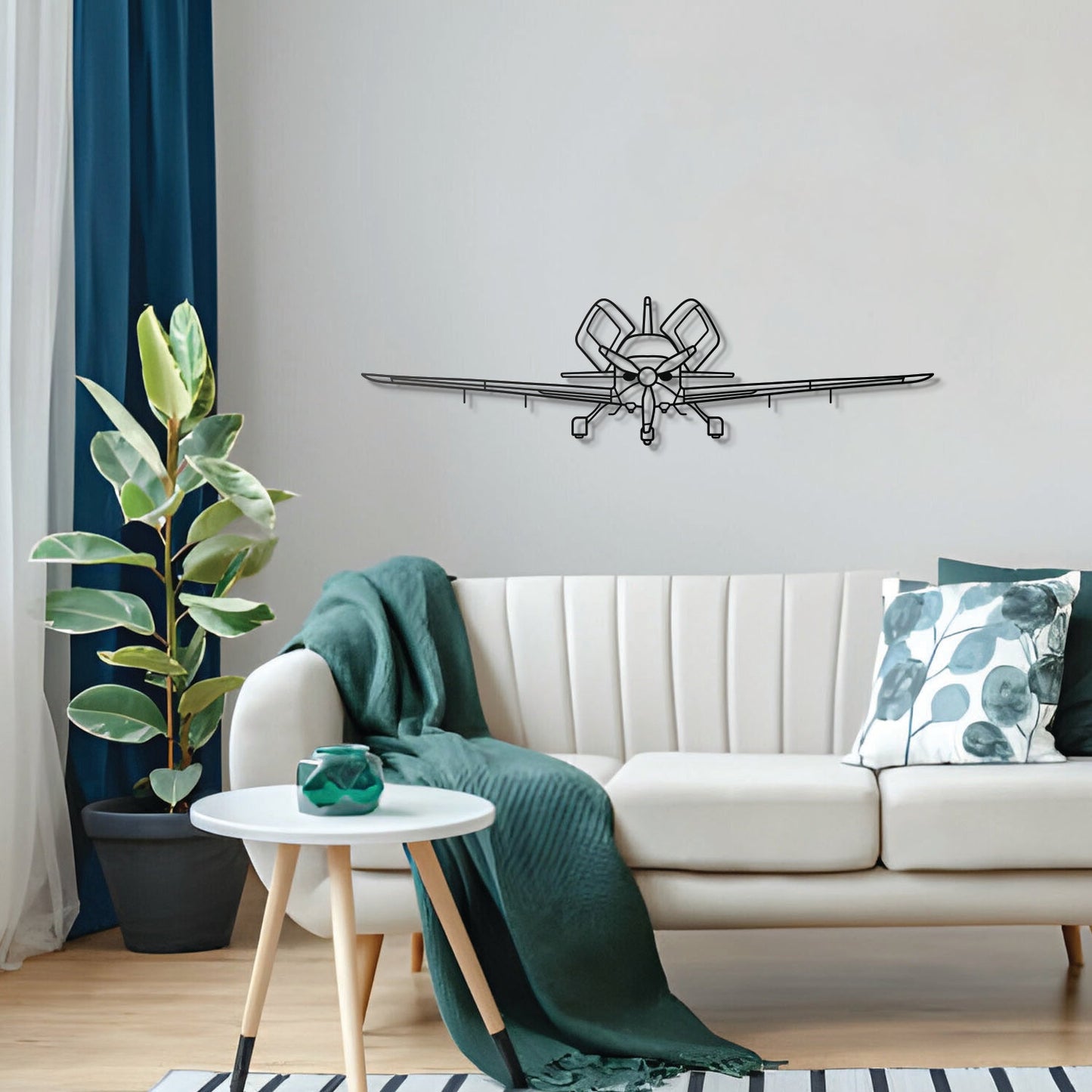 SR22T G6 Front Metal Aircraft Wall Art - NCP0397