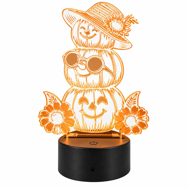 Halloween Theme LED Lighted Plaque | Multiple Sayings | Glowing Creation