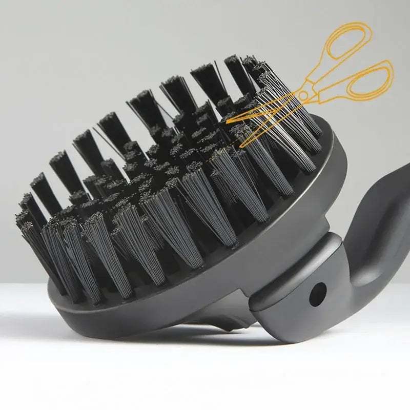 Stainless steel adjustable coffee maker brush kitchen cleaning tool