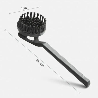 Stainless steel adjustable coffee maker brush kitchen cleaning tool