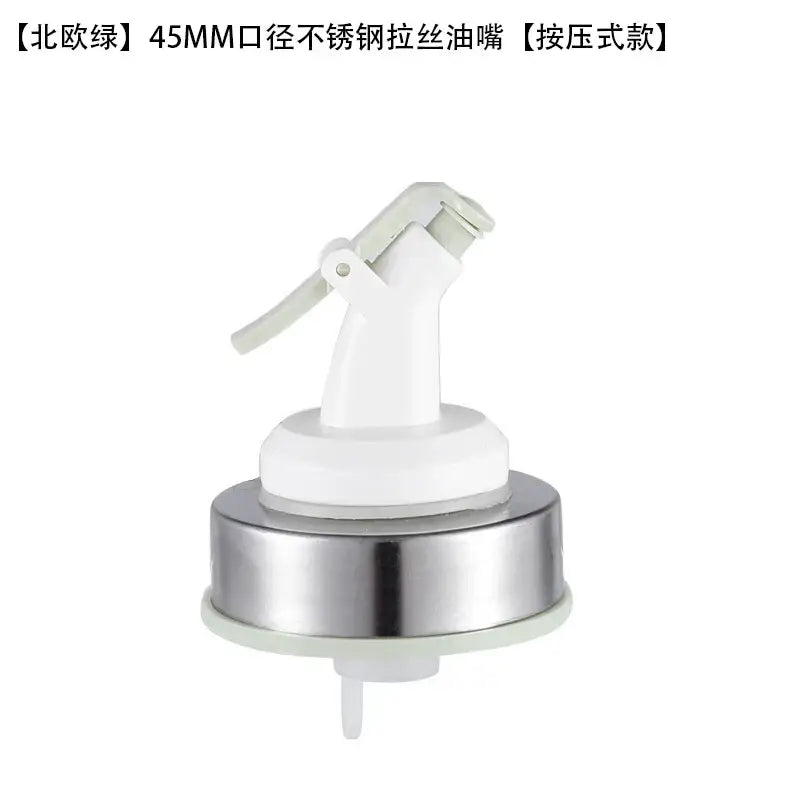 Stainless steel bottle cap stopper with colored handle kitchen nozzle