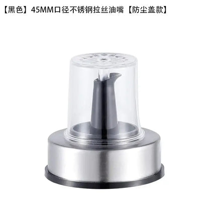 Stainless steel bottle cap stopper with colored handle kitchen nozzle