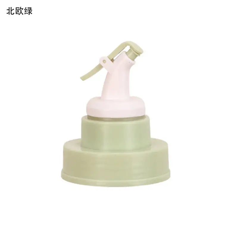 Stainless steel bottle cap stopper with colored handle kitchen nozzle