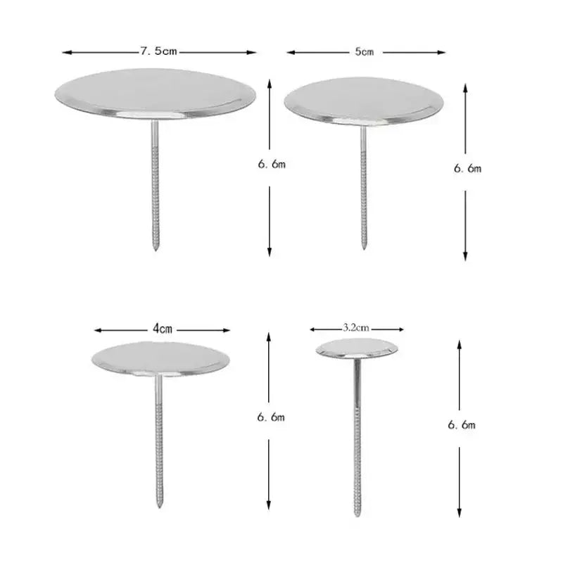 Stainless steel cake piping nail set kitchen pastry decorating tools