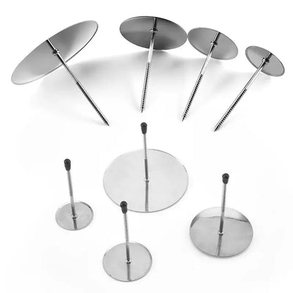 Stainless steel cake piping nail set kitchen pastry decorating tools