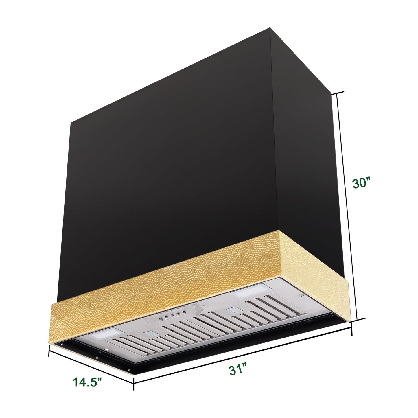 Akicon 30" Stainless Steel Wall Mount Range Hood with 600 CFM Vent Hood