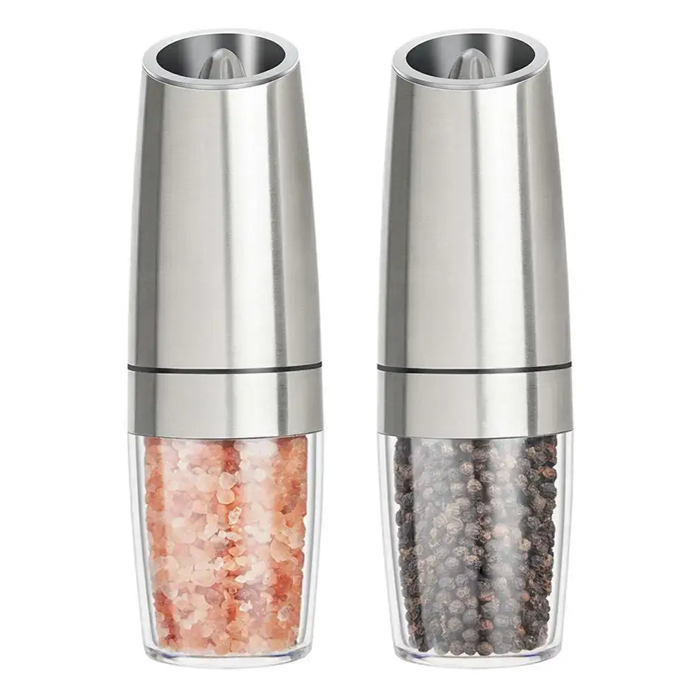 Stainless steel electric pepper grinder set kitchen accessory