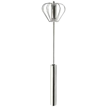 Stainless steel hand pressure egg beater kitchen whisk mixer