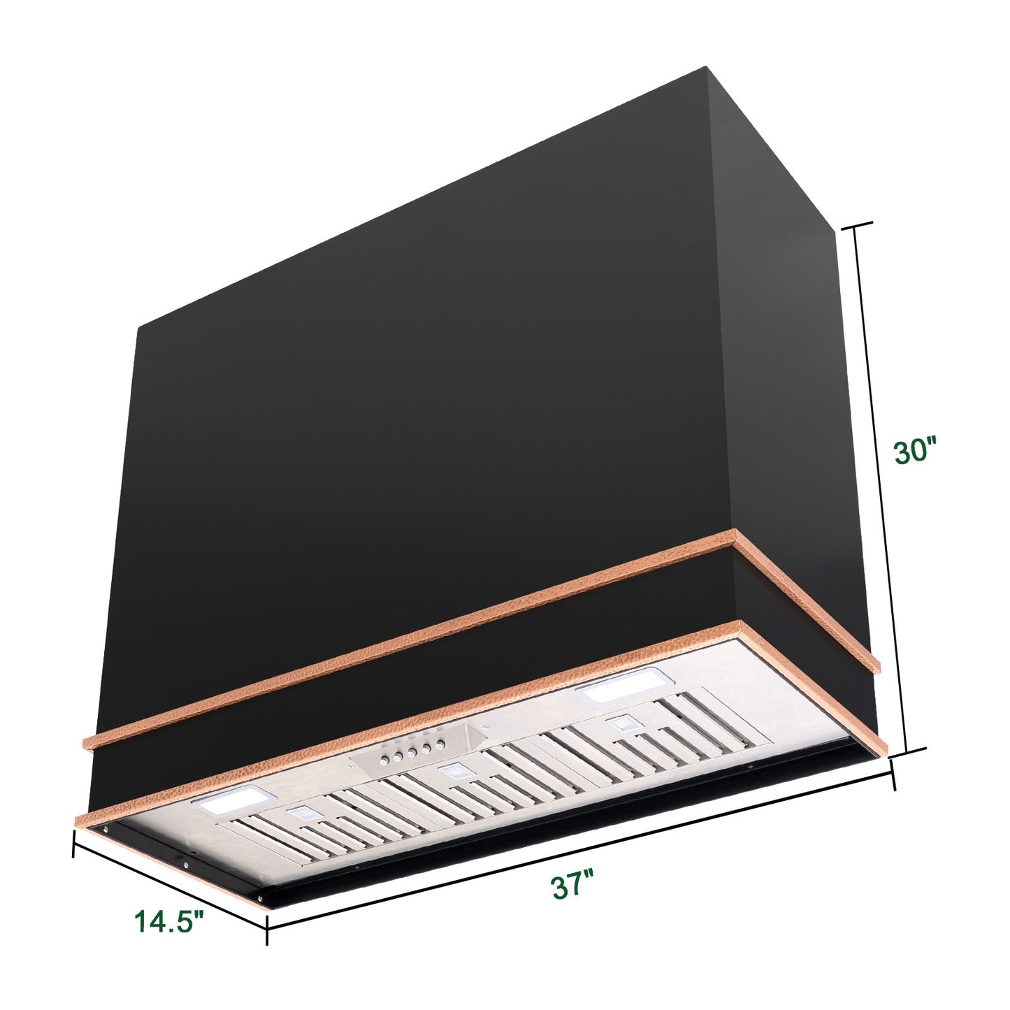 Akicon 36" Stainless Steel Wall Mount Range Hood with 600 CFM Vent Hood