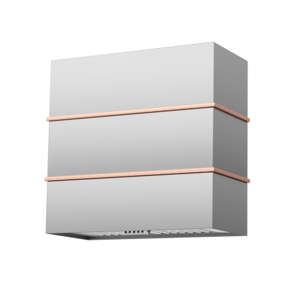 Akicon 30" Stainless Steel Wall Mount Range Hood with 600 CFM Vent Hood
