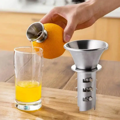 Stainless steel lemon squeezer juicer pourer for kitchen citrus