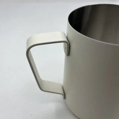 Stainless steel milk frothing jug with measurements kitchen pitcher