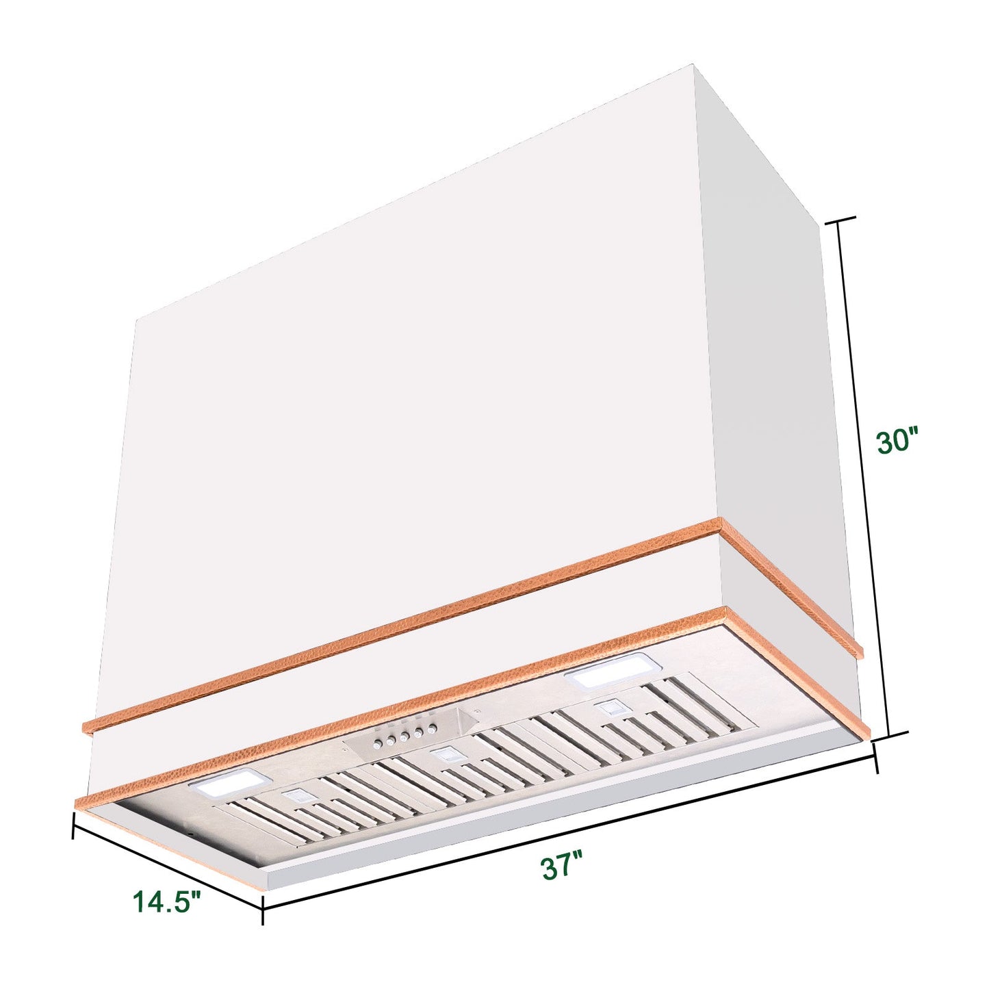 Akicon 36" Stainless Steel Wall Mount Range Hood with 600 CFM Vent Hood - AK-HS36HB-SW