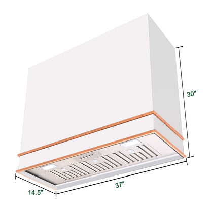 Akicon 36" Stainless Steel Wall Mount Range Hood with 600 CFM Vent Hood - AK-HS36HB-SW