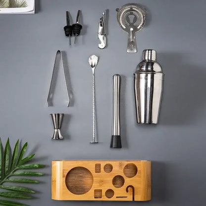 Stainless steel professional bartender kit barman set kitchen tools
