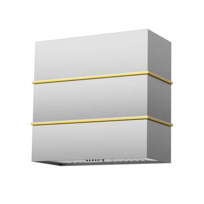 Akicon 30" Stainless Steel Wall Mount Range Hood with 600 CFM Vent Hood
