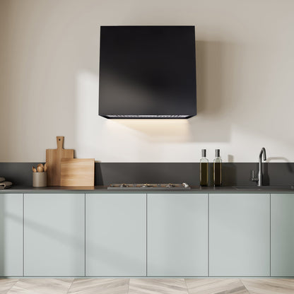Akicon 36" Stainless Steel Wall Mount Range Hood Modern Box with 600 CFM Vent Hood