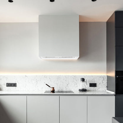 Akicon 36" Stainless Steel Wall Mount Range Hood Modern Box with 600 CFM Vent Hood