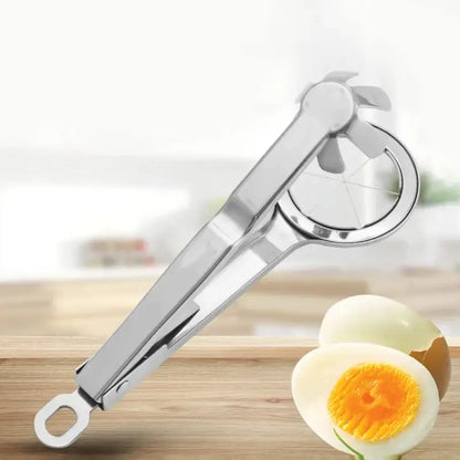 Stainless steel wire egg cutter – kitchen slicing tool