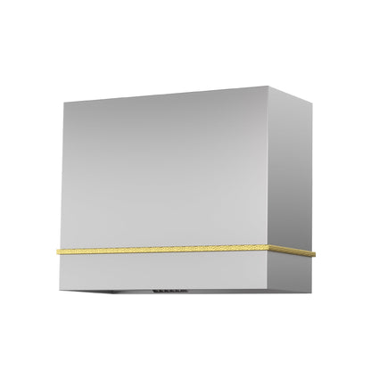 Akicon 36" Stainless Steel Wall Mount Range Hood with 600 CFM Vent Hood - AK-HS36HA-BS