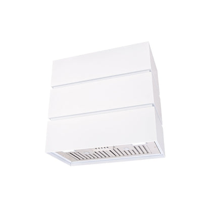 Akicon 30" Stainless Steel Wall Mount Range Hood, 3 Stacks Kitchen Hood with 600 CFM Vent Motor- AK-HS30L