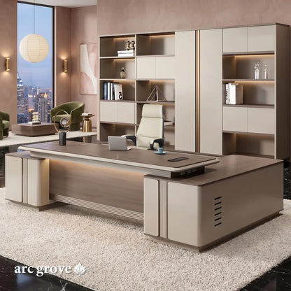 Stanford · Modern Executive L-Shaped Desk