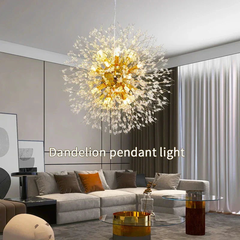 DecorBites™ Starry Sky Crystal Pendant Light Fixture