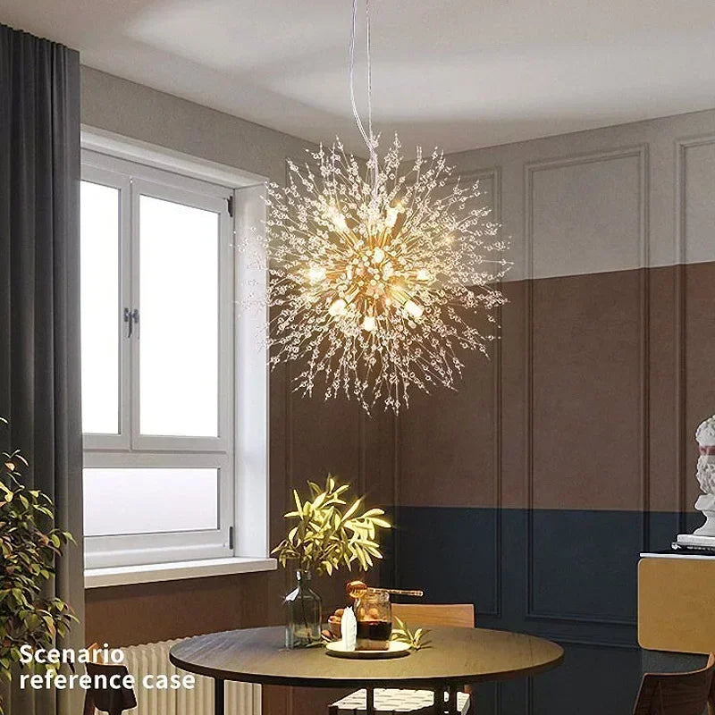 DecorBites™ Starry Sky Crystal Pendant Light Fixture