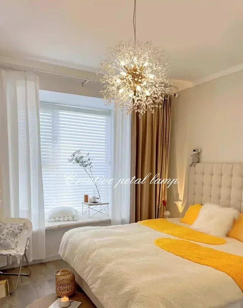 DecorBites™ Starry Sky Crystal Pendant Light Fixture