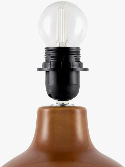 Wokila Tan Solid Ceramic Table Lamp