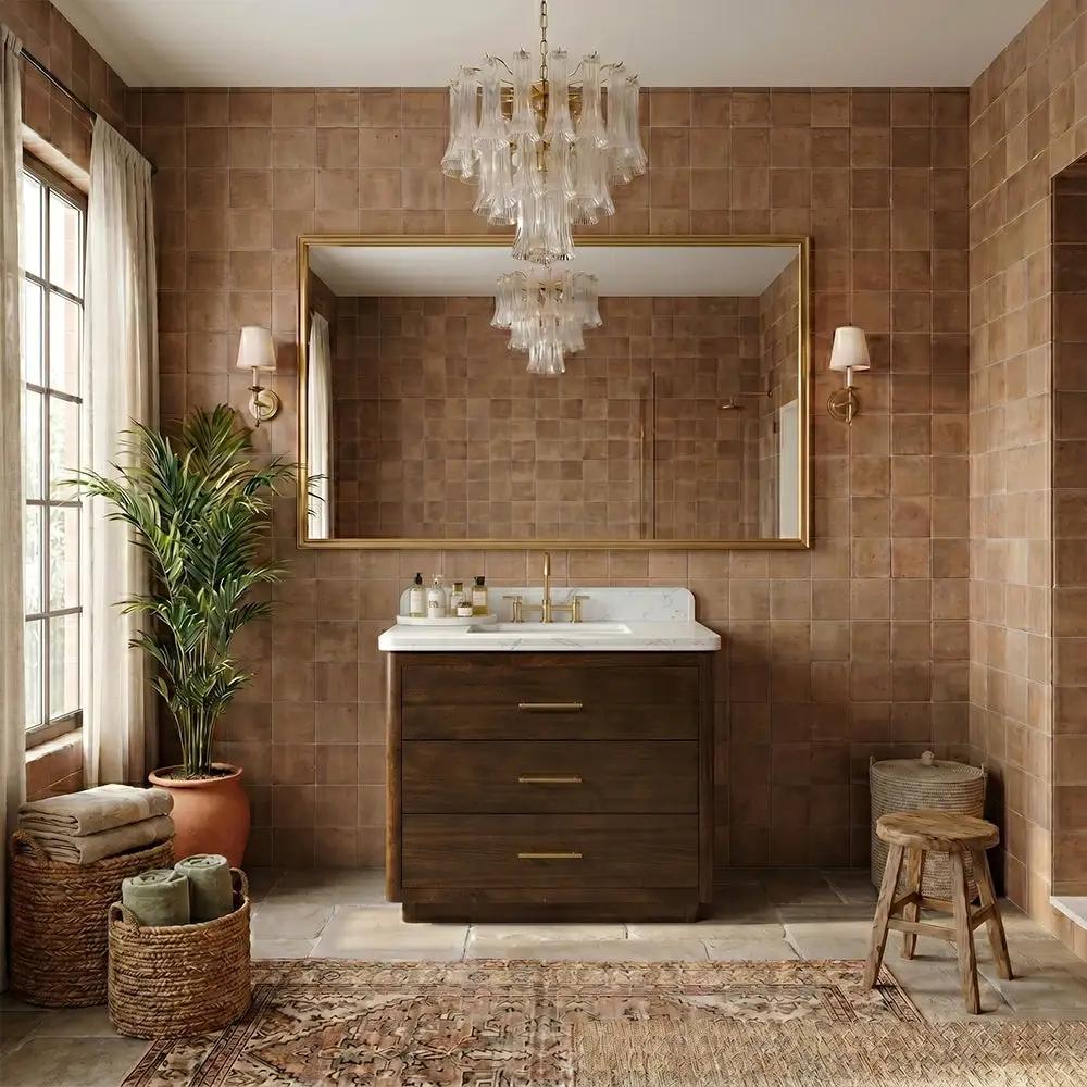 Steppe Glossy Ceramic Tiles 5x5
