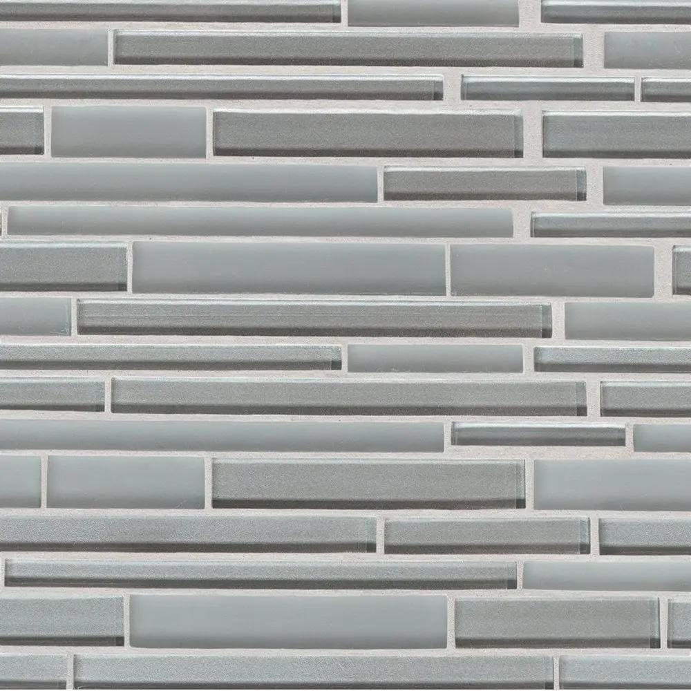 Sterlina Gloss/matte Interlocking Slides Glass Mosaics 12x12