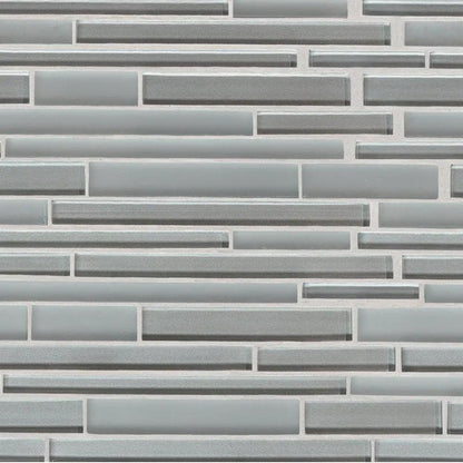 Sterlina Gloss/matte Interlocking Slides Glass Mosaics 12x12